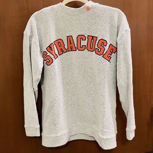 Pink Syracuse Towel Crewneck sweatshirt